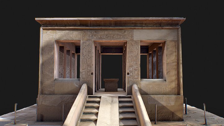 The White Chapel of pharaoh Senusret I 3D Model