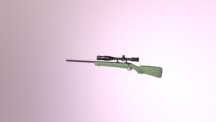 Sniper_Rifle_LPG 3D Model