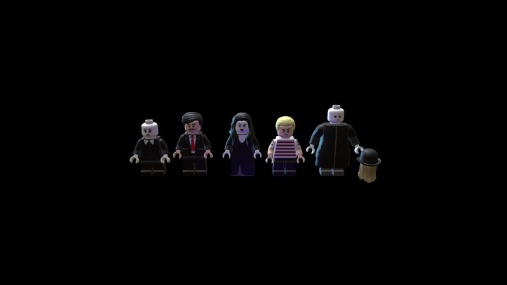 LEGO ADDAMS FAMILY 3D Model
