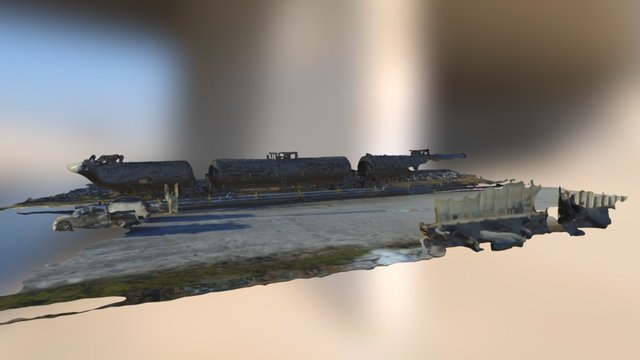 DOT 111 Scene Simplified 3d Mesh 3D Model