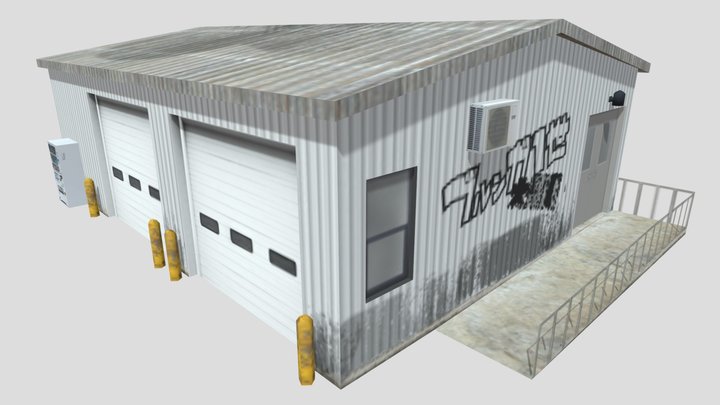 PSX Japanese Warehouse – Kostenloses 3D-Modell STL