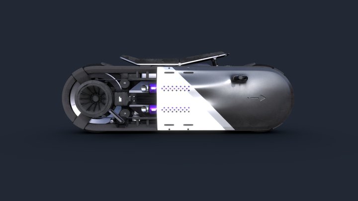two face - motorcycle 3D Model