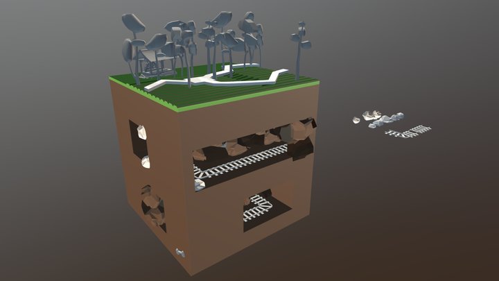 blockout cubeworld 3D Model