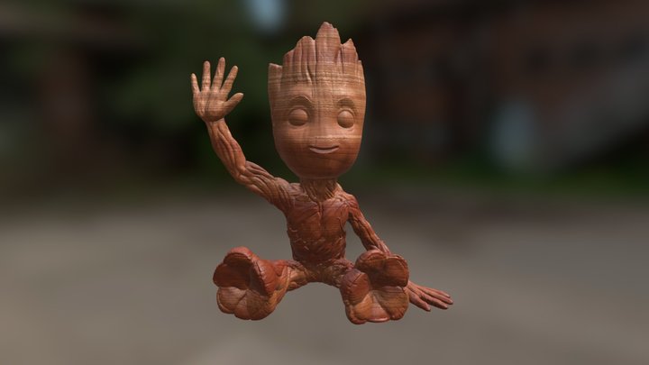 baby groot 3D Model