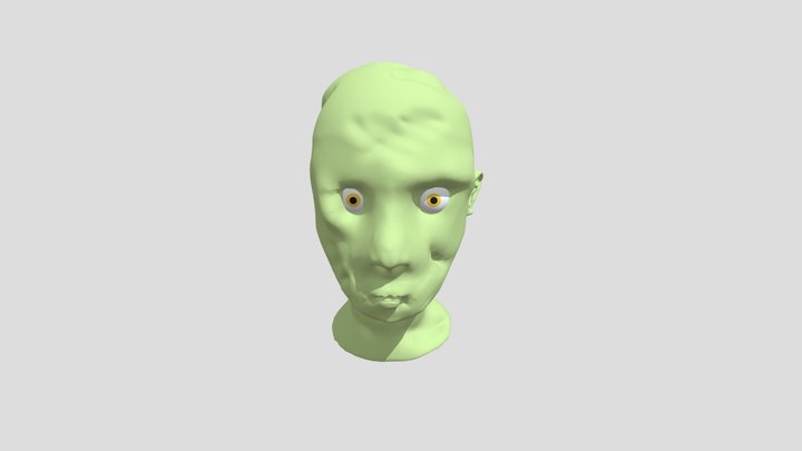 Gaunt Head 3D Model