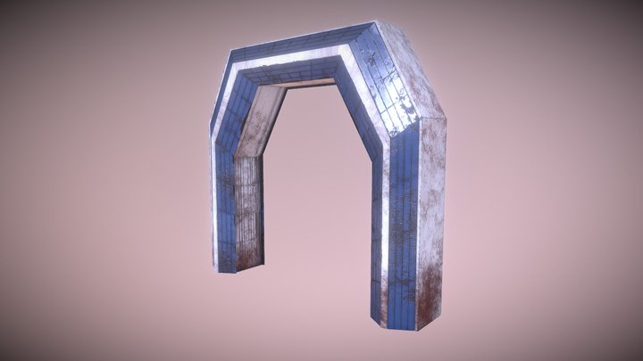 Sci-Fi arch 3D Model