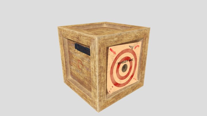Shoot me crate 3D Model