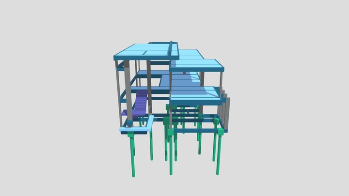 Modelo 3D - Estrutural - P062