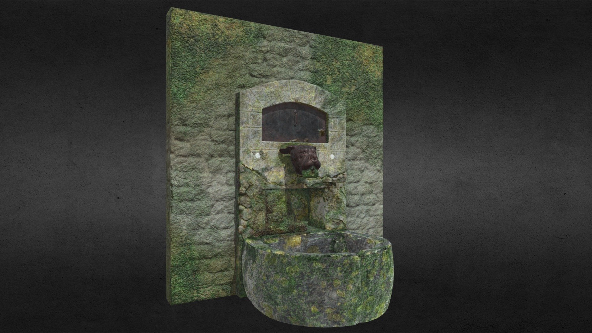 Belleau Wood Devil Dog Fountain 3D model by canunez [eca98be] Sketchfab