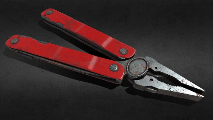 Multifunction pliers-HiPory-4K-Material test – Free 3D Model STL