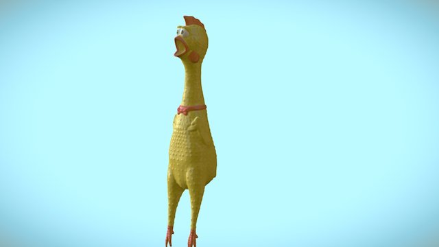 Funny Rubber Chicken 3D Model