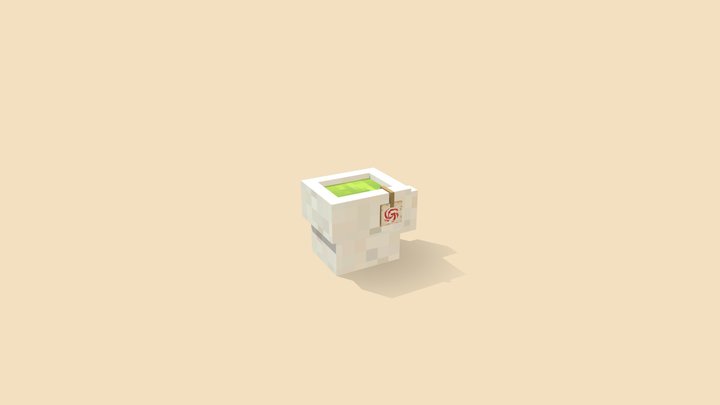 Mint Tea 3D Model