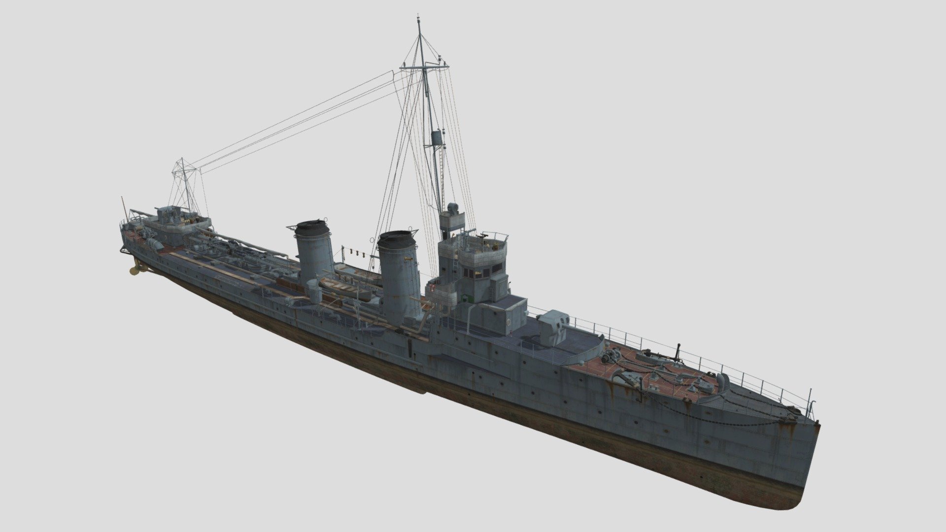 Dutch Navy Destroyer Bouclier