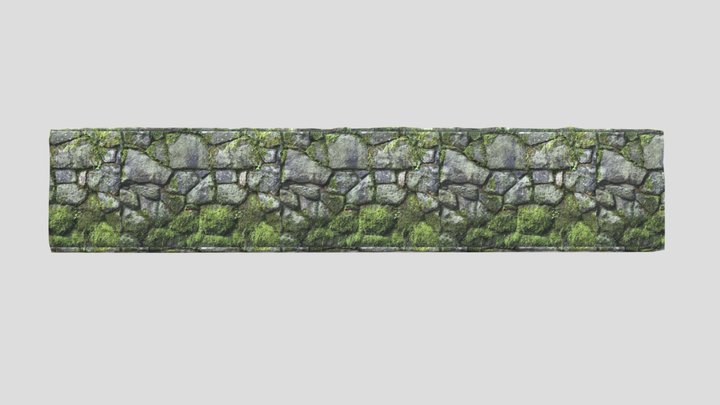 Stone-wall-006-006 – Kostenloses 3D-Modell STL