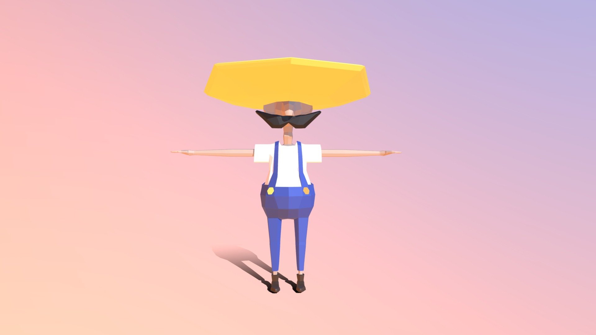 Farmer Low Poly