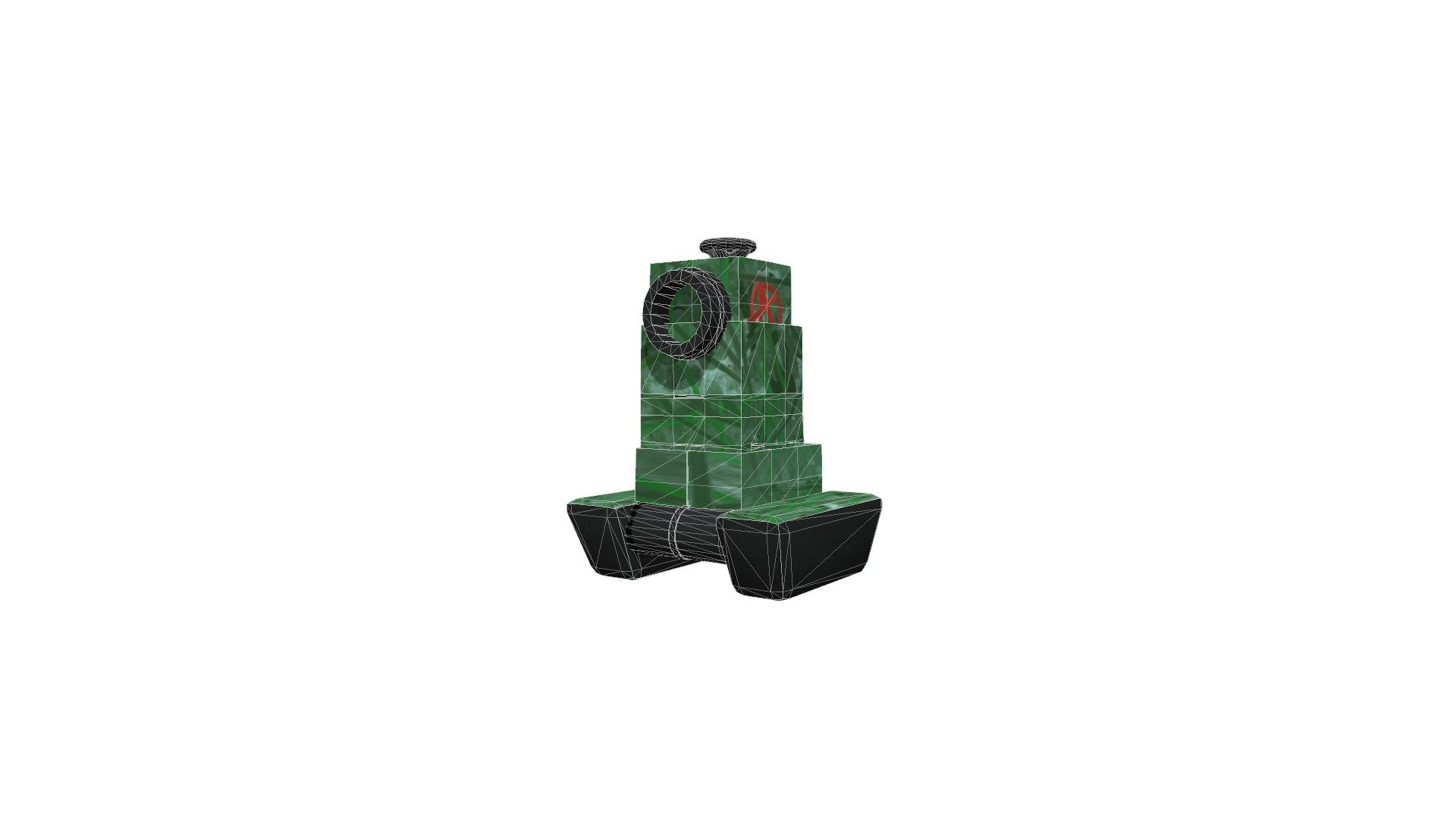 3D Low poly tank