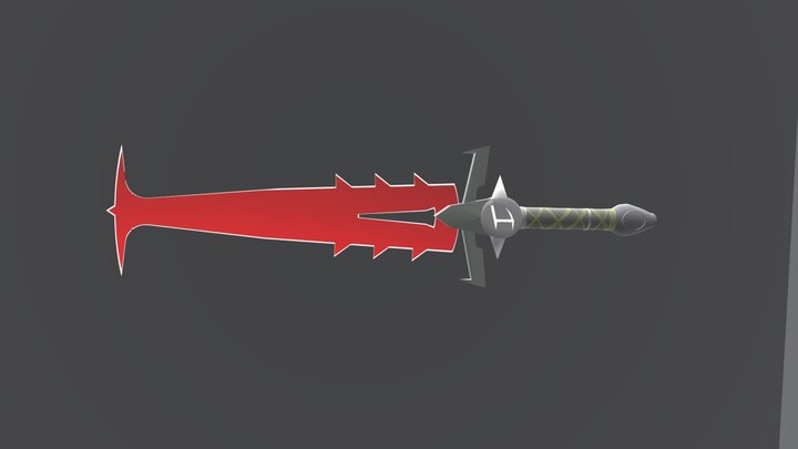 Crucible Sword 3D Model