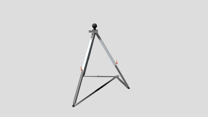 Flash Tripod - Extended 3D Model