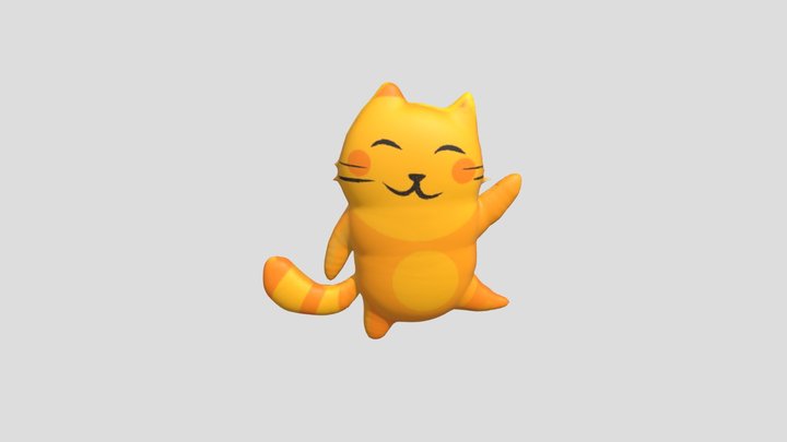 Kucing Digital 3D Model