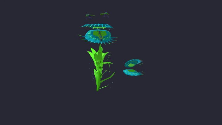 Fly Trap Remix 3D Model