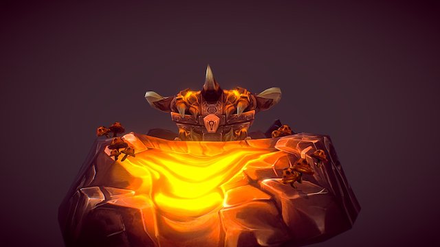 Corehound Chest Miniscene 3D Model
