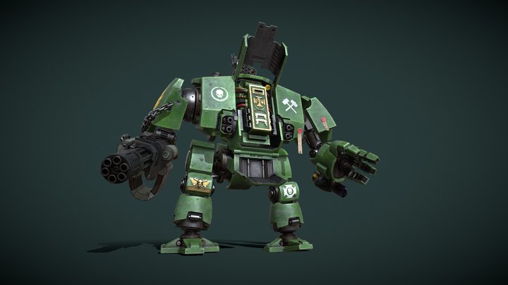 The Honoured Brother Salamander Skin 3D Model