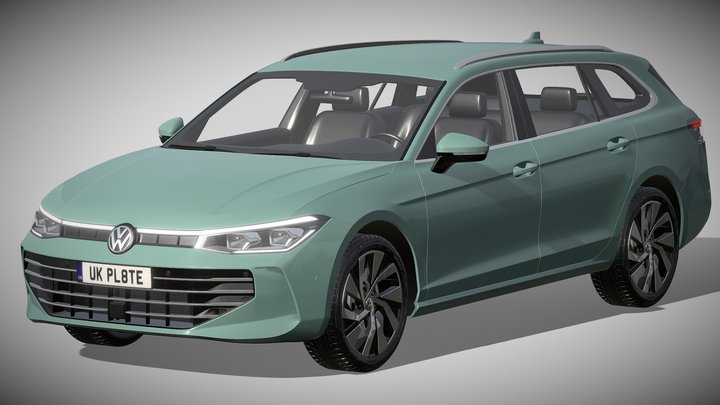 Volkswagen Passat Variant 2024 3D Model