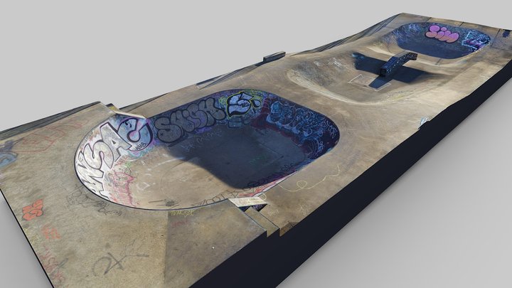 Finsbury Park Skatepark – Kostenloses 3D-Modell STL