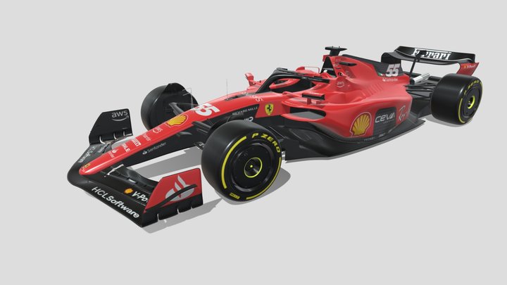 Scuderia Ferrari F1 SF23 2023 3D Model