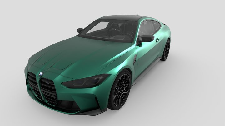 BMW M4 Competition 3D Model