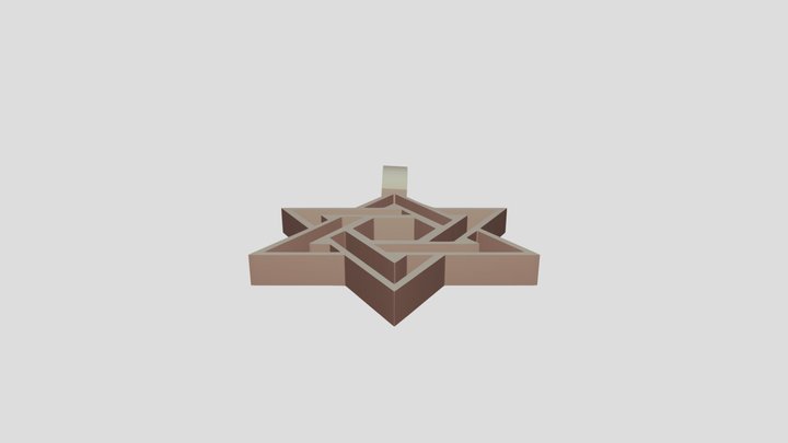Etoile de David 3D Model