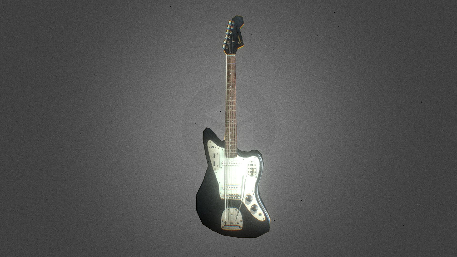 Squier 60s Jaguar Guitar - 3D model by crimsongcat [ecb2726] - Sketchfab