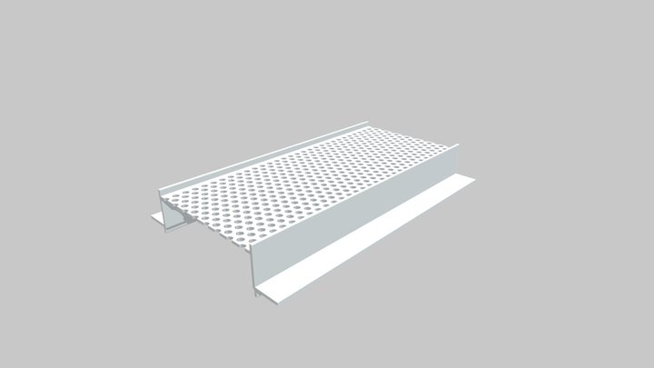 548-58HI - Continuous Soffit Vent 3D Model