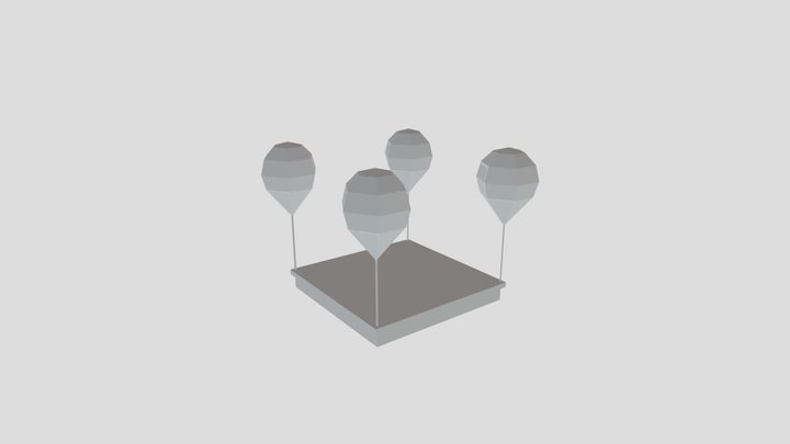 Download Landing Platform 3D Model