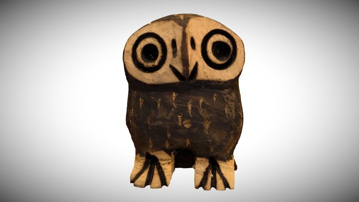 Owl Wood 3D Model