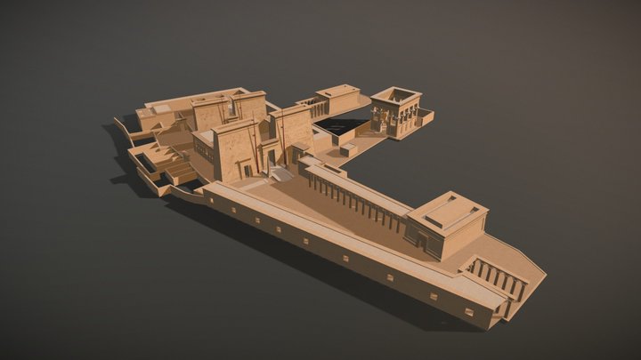 Philae Temple, Egypt 3D Model