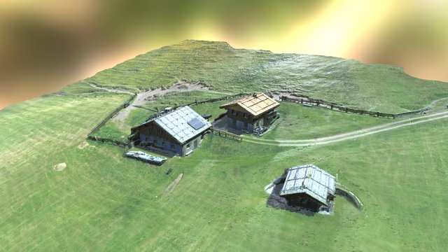 Vilanderer Almhütte 3D Model