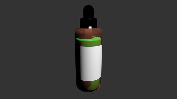 Medicine Drop Bottle 3D Model