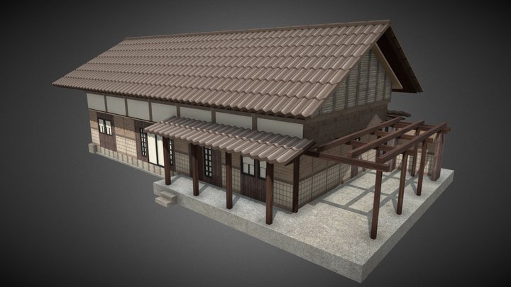 Japanese House 3D Model