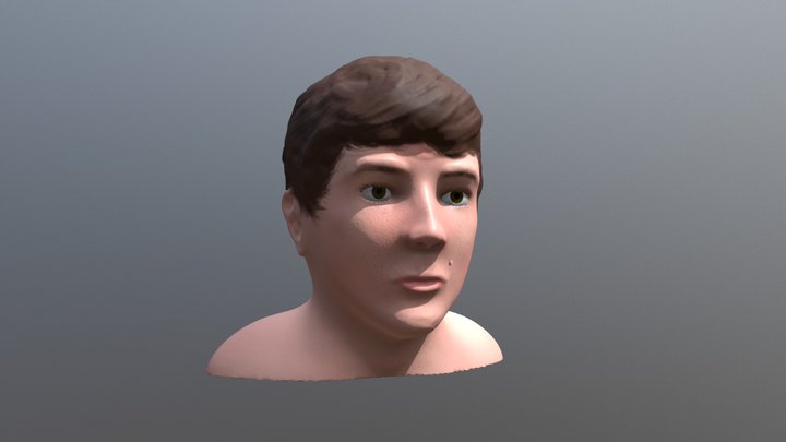 Lewis Blake Self Portrait 3D Model