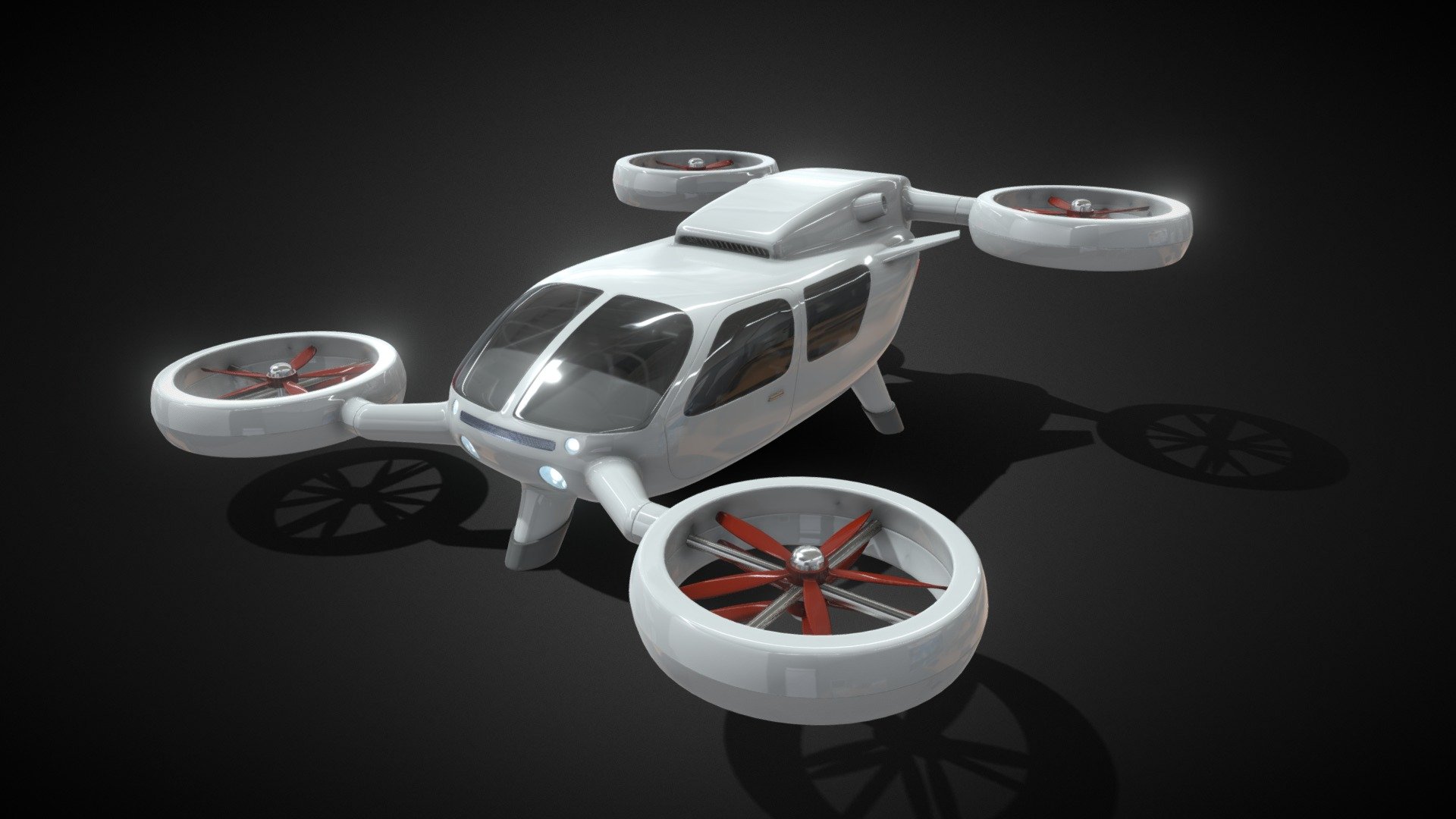 VTOL Air Taxi - Download Free 3D model by Annelida [ecb6d12] - Sketchfab