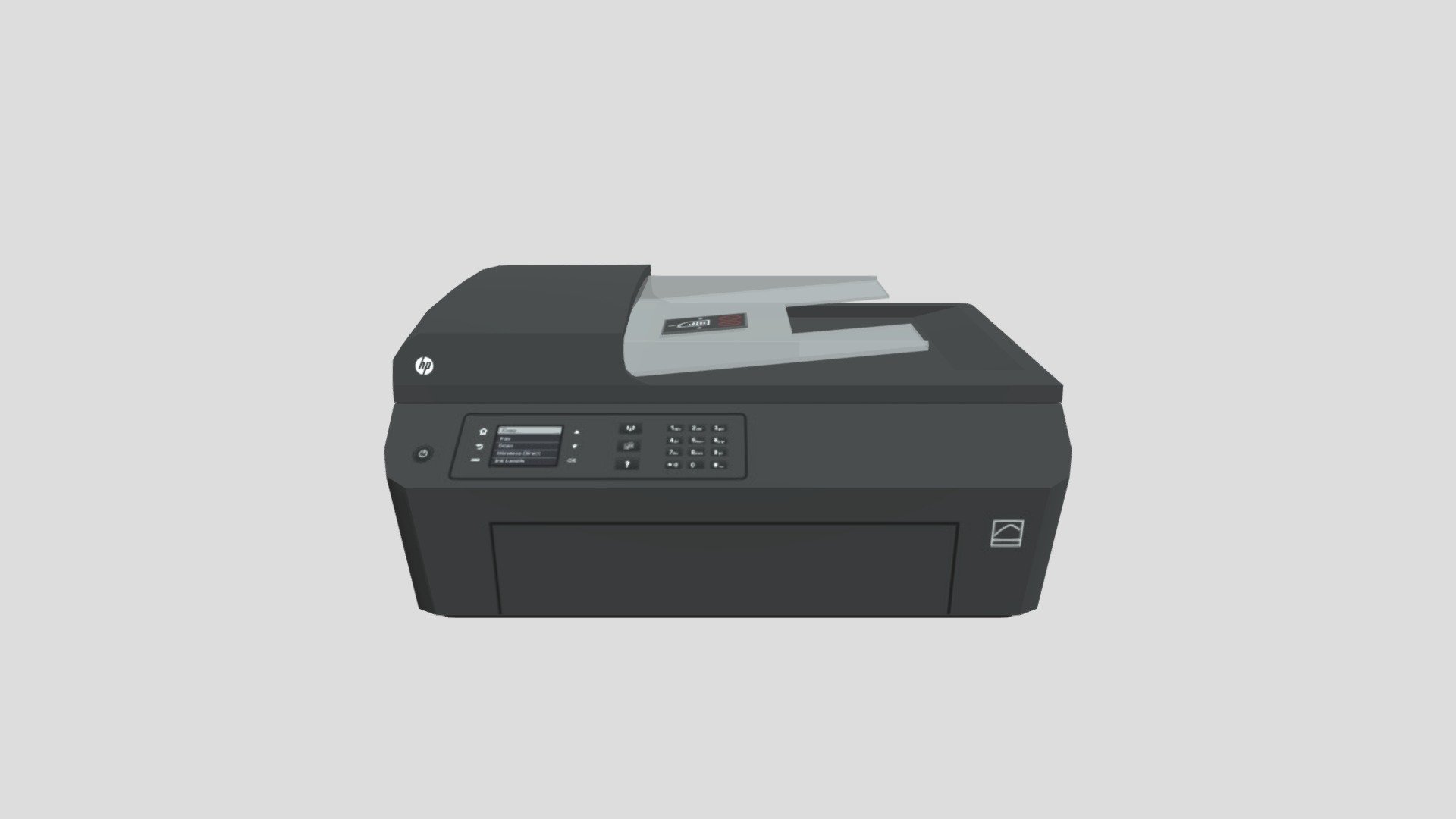 Inkjet printer and scanner Download Free 3D model by [ecb6f40] Sketchfab