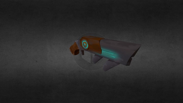 Si-Fi Gun 3D Model