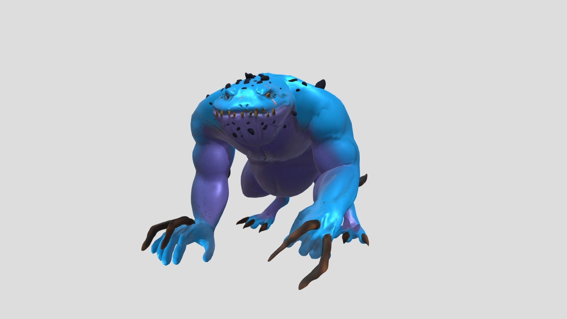 Blue Slaad 3D Model By DavidLozano Ecb7d8b Sketchfab A27ad6b556474f408f07b9387843873f