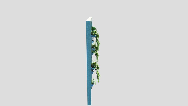 Green Wall 3D Model