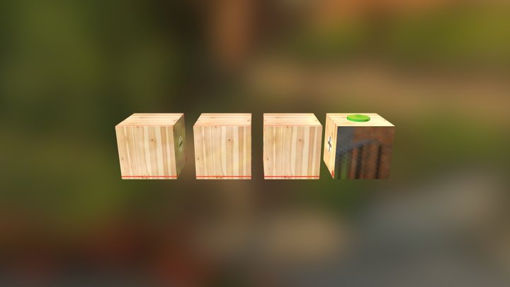 Wood Blocks 3D Model