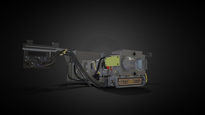 Intermediate coupler with Electric Head 3D Model