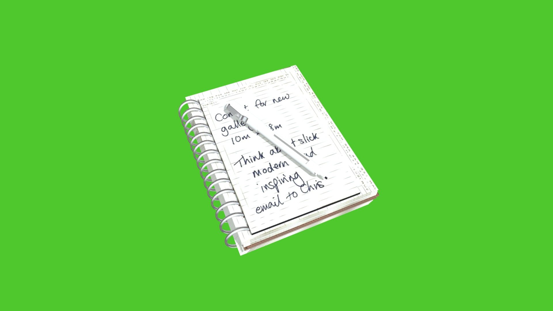 notebook (1) - Download Free 3D model by tech.service.allwe [ecba20f ...