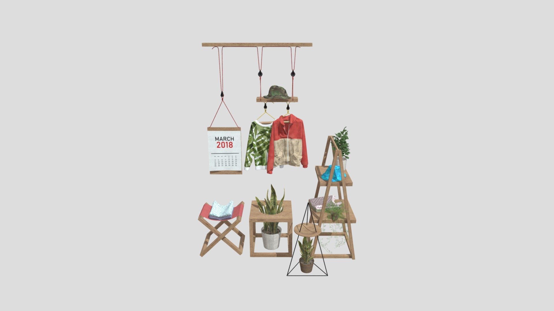 store fixtures 20 AM209 Archmodel - Buy Royalty Free 3D model by ...