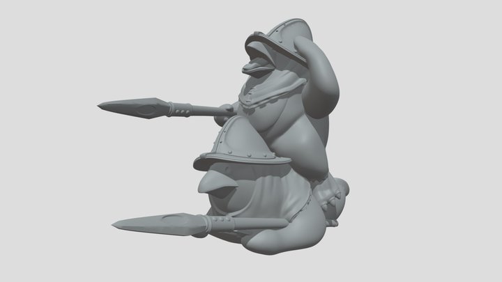 Penguin Slide 3D Model